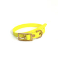 Bild in Galerie-Betrachter laden, Biothane Halsband in gelb – robust, wasserfest & geruchsneutral – Made in Germany