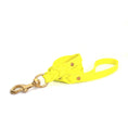 Bild in Galerie-Betrachter laden, Biothane Hundeleine in Gelb mit Messingkarabiner