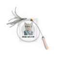 Load image into Gallery viewer, Handmade Cat Wand with Ribbon Tassels