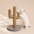 Load image into Gallery viewer, Kratzbaum für Katzen aus Hanfseil "Cactus"