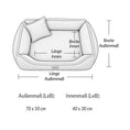 Load image into Gallery viewer, Orthopädisches Katzenbett „ BOUCLÉ“ – weich, formstabil & hochwertig
