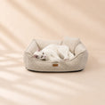Load image into Gallery viewer, Orthopädisches Katzenbett „ BOUCLÉ“ – weich, formstabil & hochwertig
