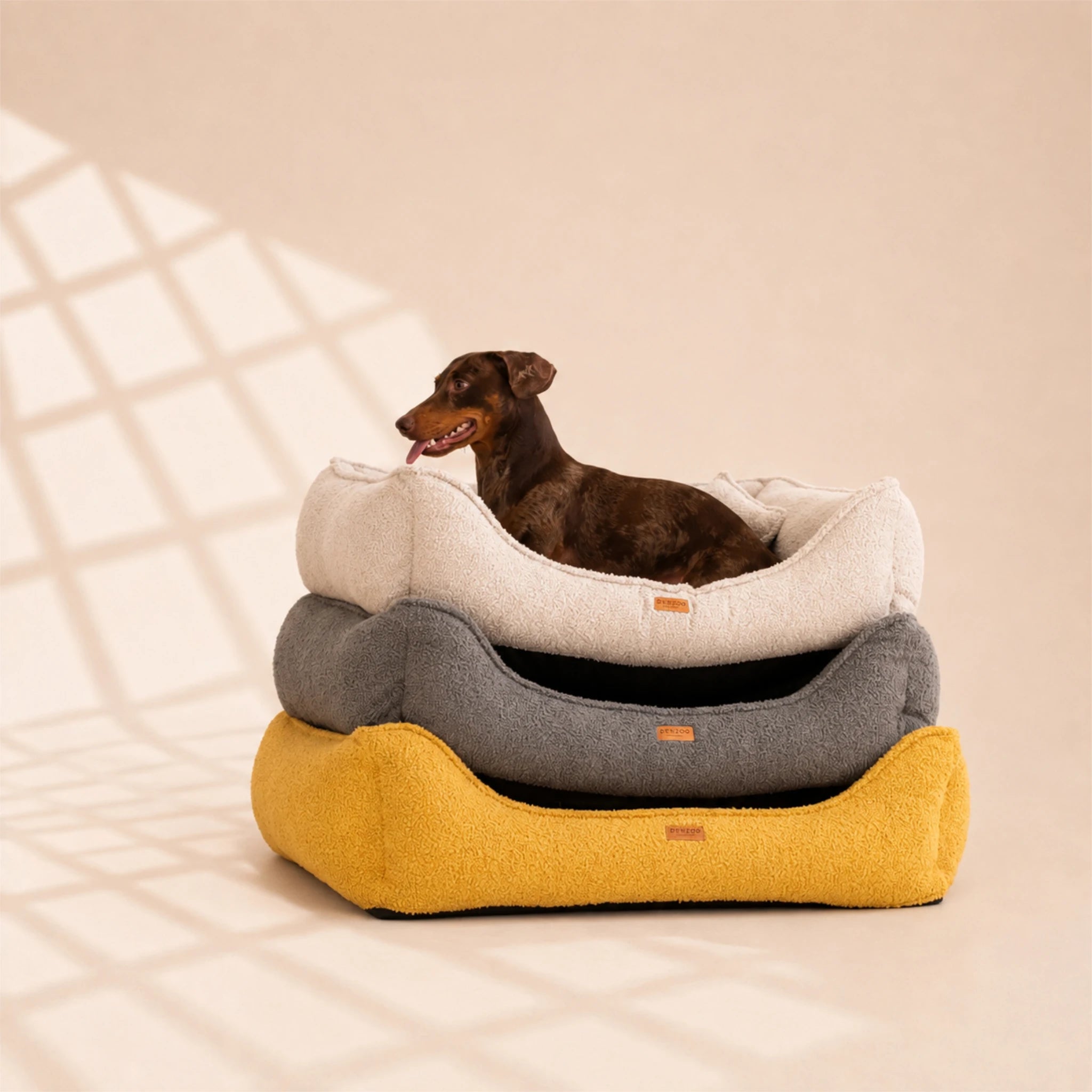 Orthopädisches Hundebett „ BOUCLÉ“ – weich, formstabil & hochwertig