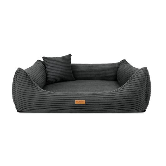 Orthopädisches Katzenbett „CORD“ – weich, formstabil & hochwertig | Made in EU