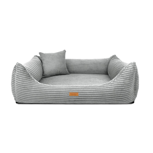 Orthopädisches Katzenbett „CORD“ – weich, formstabil & hochwertig | Made in EU