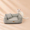 Load image into Gallery viewer, Orthopädisches Katzenbett „FINE CORD“ – weich, formstabil & hochwertig
