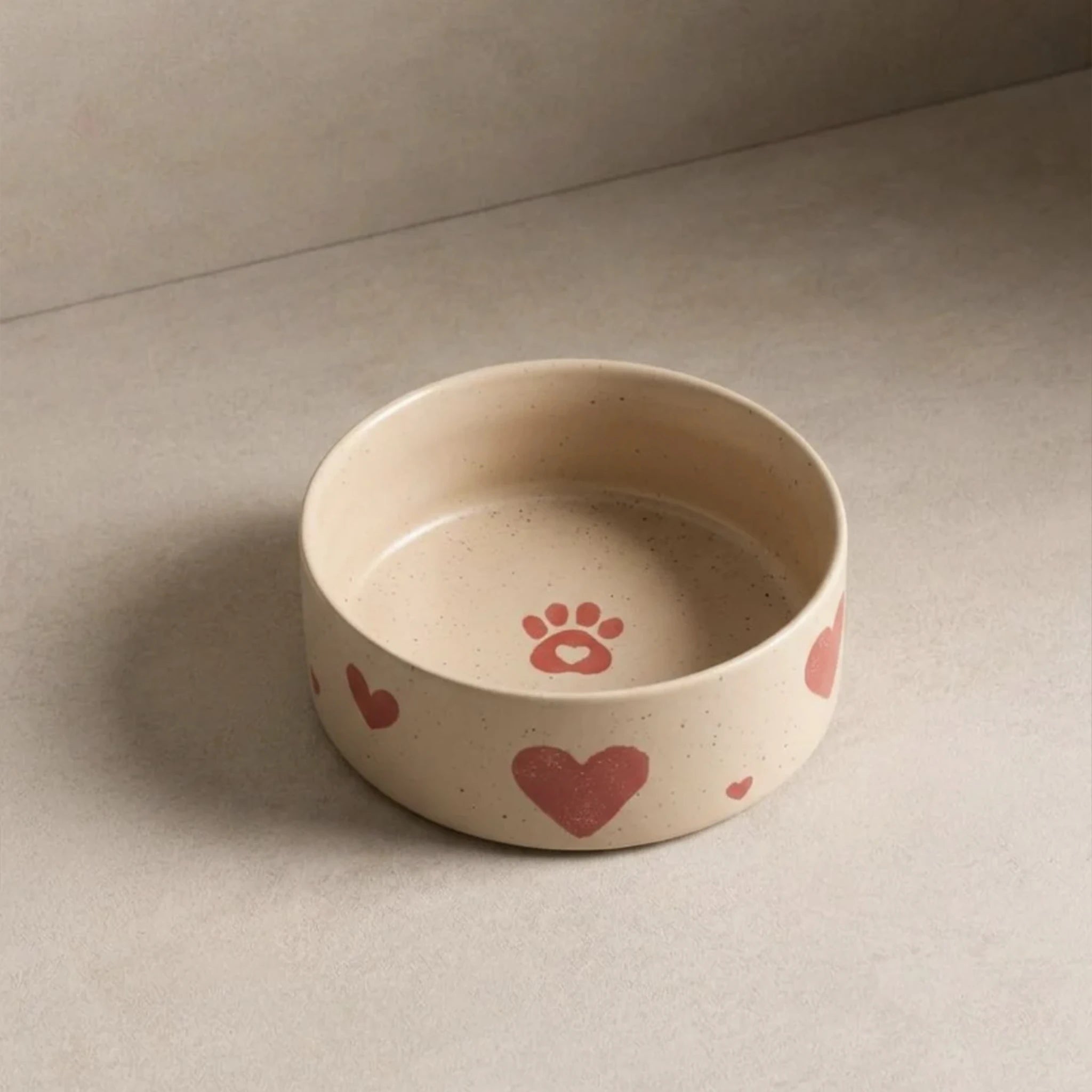 Stilvoller Futter- und Wassernapf aus Keramik für Hunde