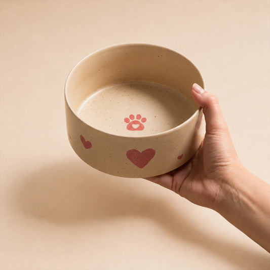 Pet bowl with silicone lid
