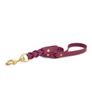 Biothane Hundeleine in rot mit Messingkarabiner