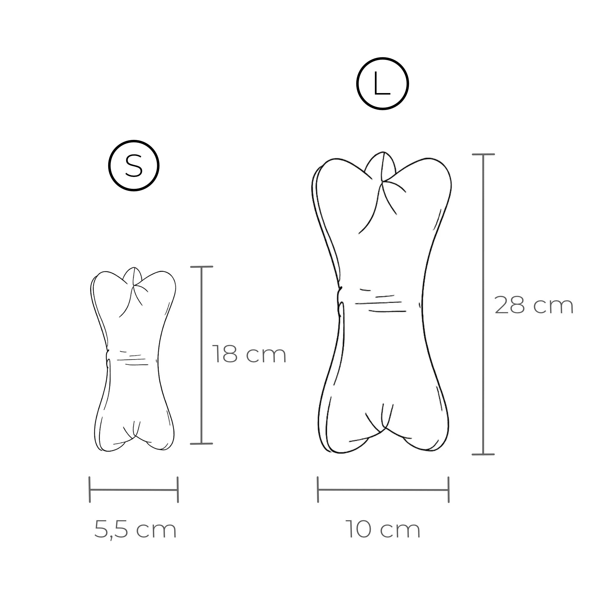 Nachhaltiges Hundespielzeug "Bone"