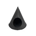 Load image into Gallery viewer, Katzenhöhle aus Filz in Anthrazit – modernes Tipi-Design als Rückzugsort für Katzen.

