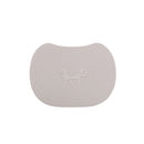 graue Katzenstreumatte mit Struktur und geprägtem Tiermotiv – rutschfest & pflegeleicht.