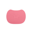 Pinke Katzenstreumatte mit Struktur und geprägtem Tiermotiv – rutschfest & pflegeleicht.