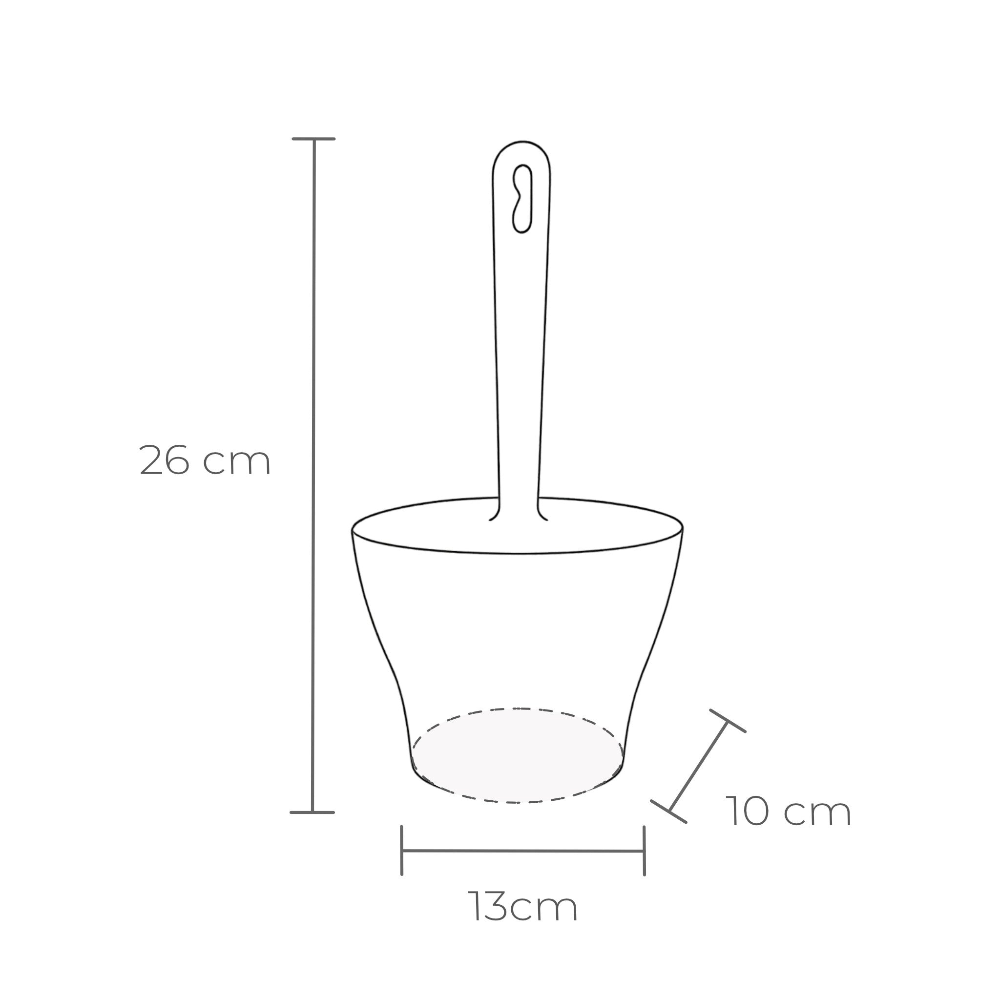 Katzenstreuschaufel mit Behälter