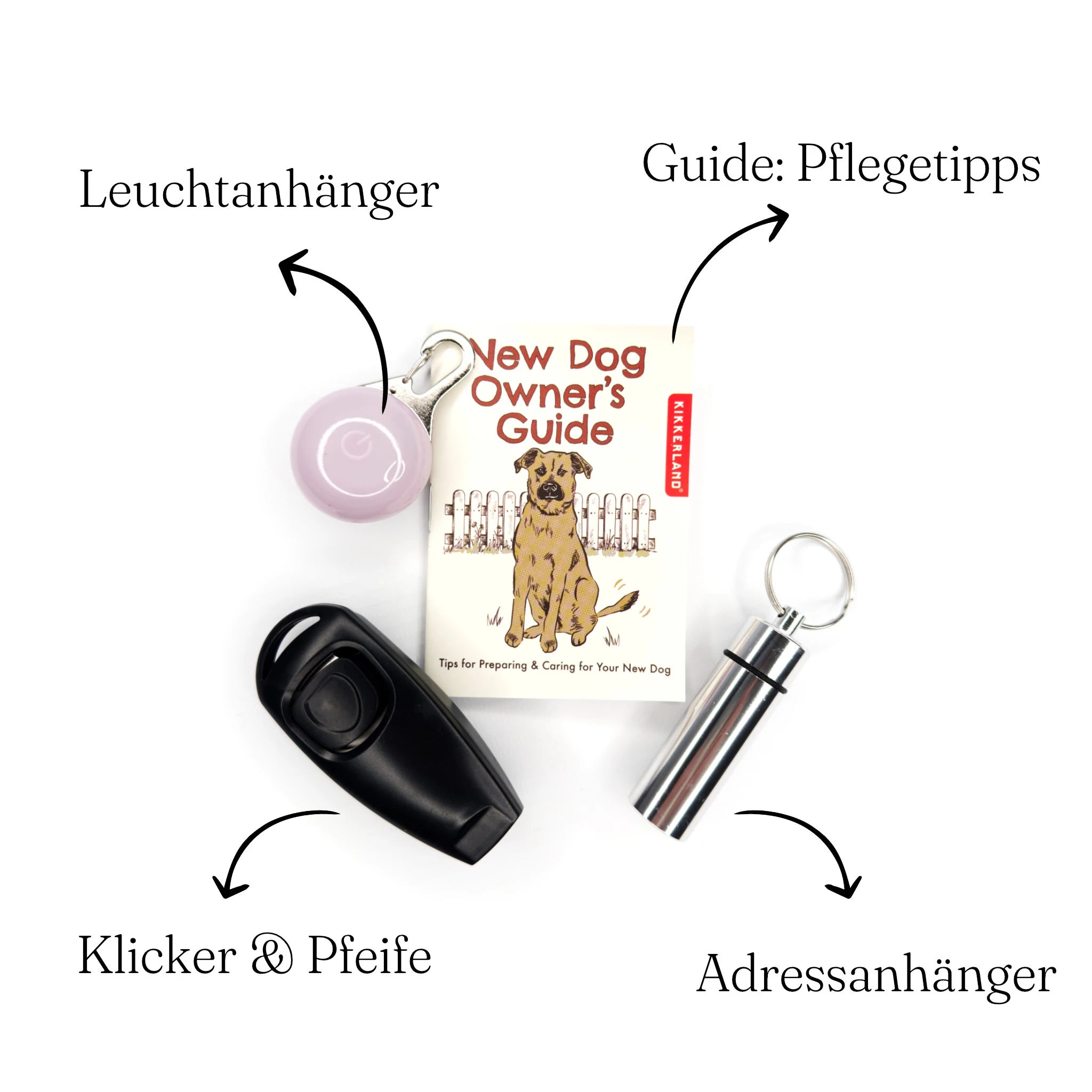 Welcome package for dogs